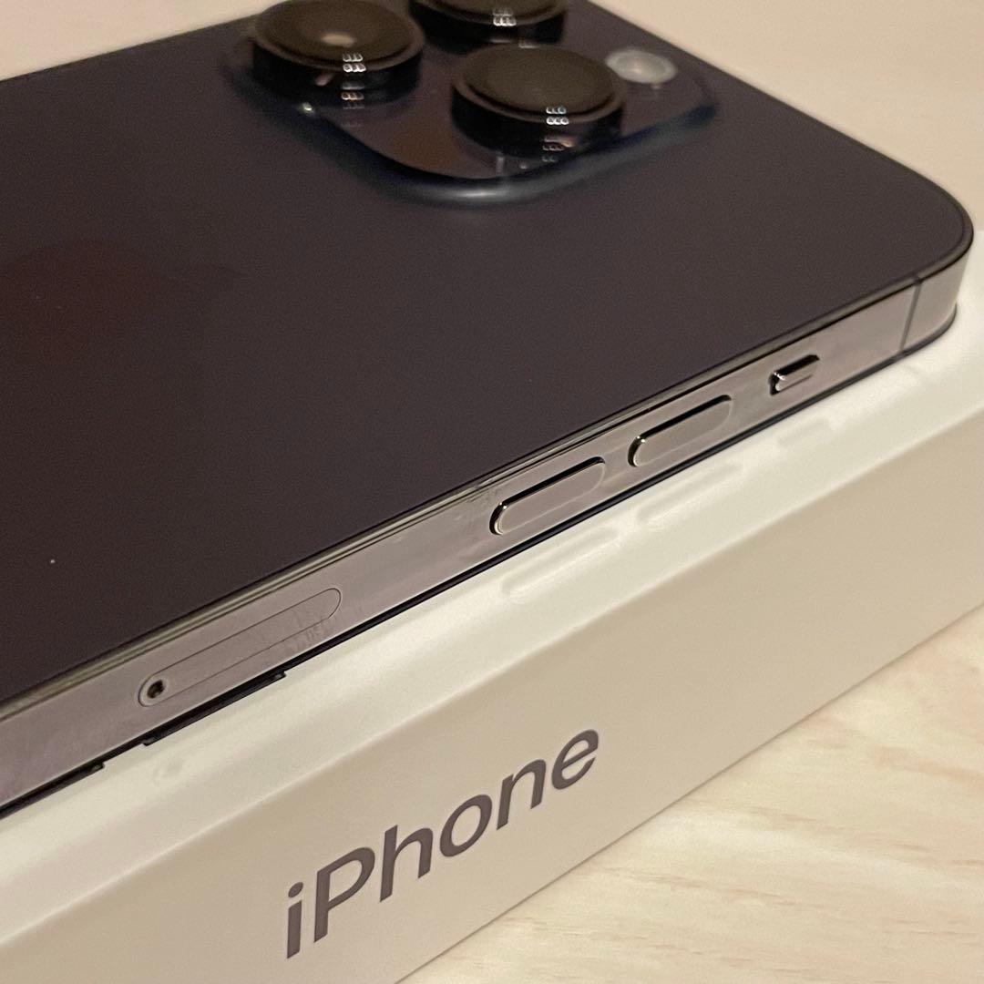 iPhone 14 Pro ディープパープル 256GB ケース・フィルム等付属