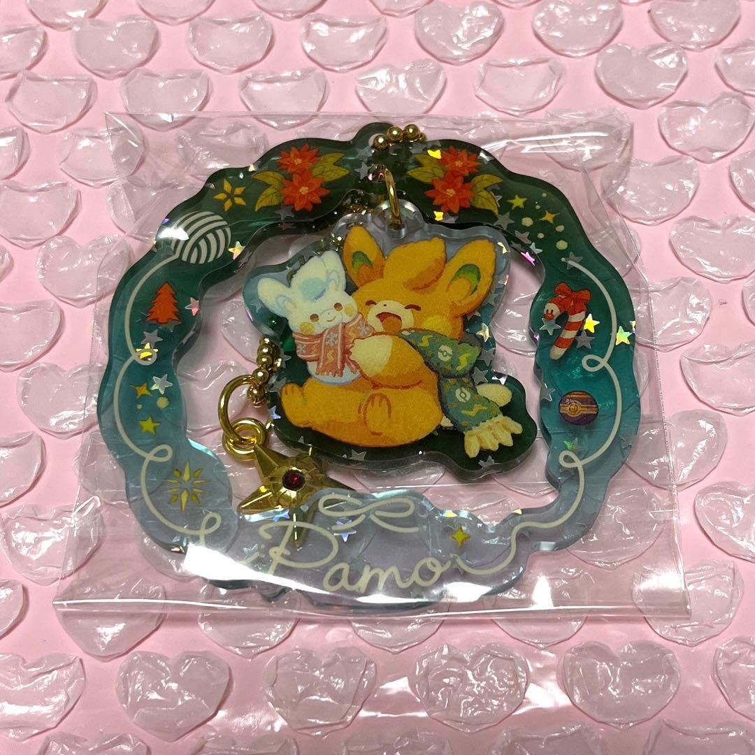 ポケモン　ポケセン　クリスマス　アクリルオーナメント　パモ　アクキー