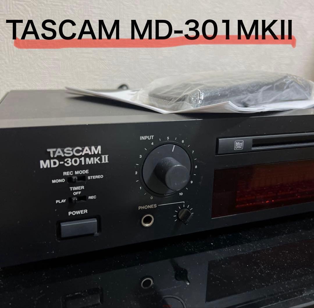 「簡易メンテ済み」TASCAM MD-301MKII MDデッキ