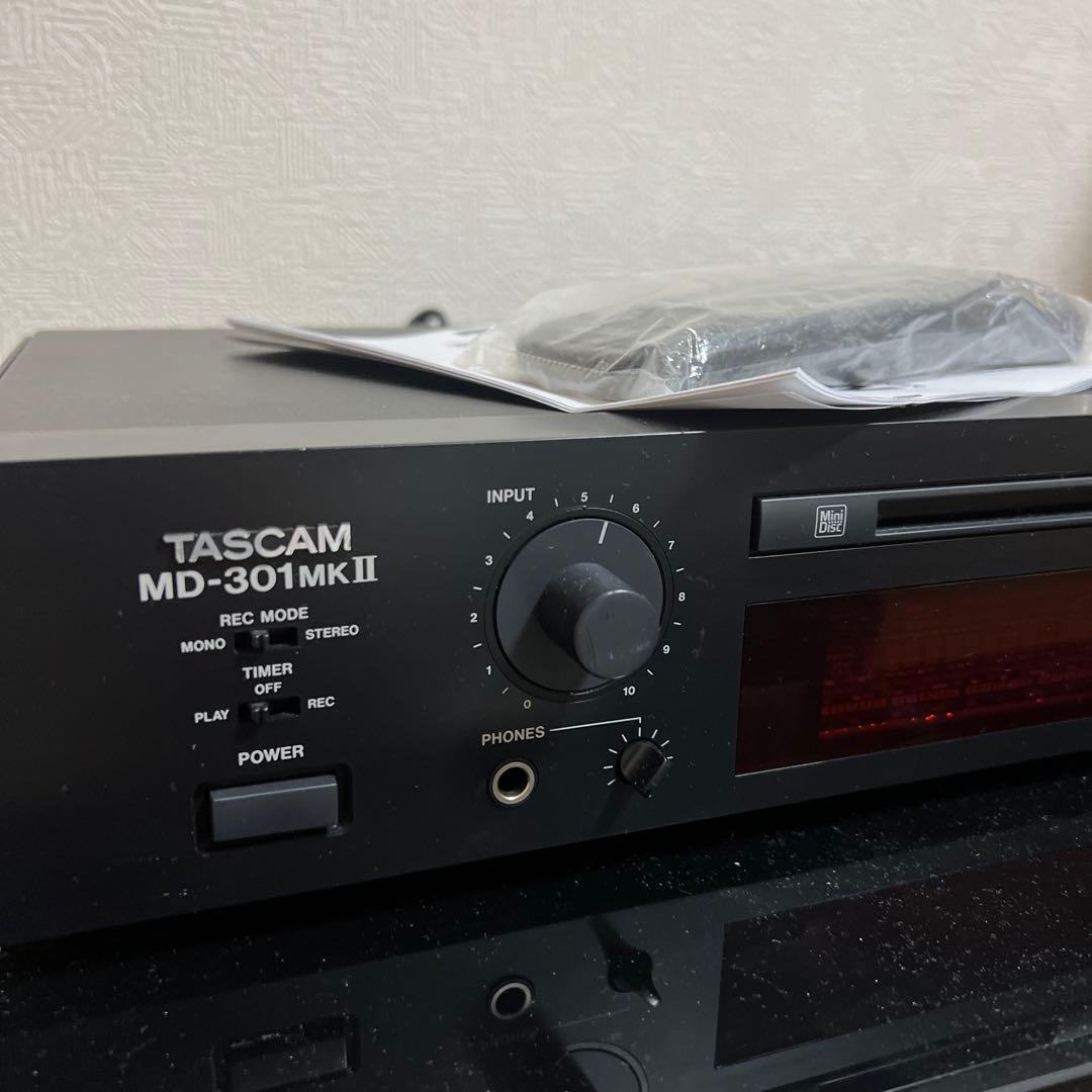 「簡易メンテ済み」TASCAM MD-301MKII MDデッキ