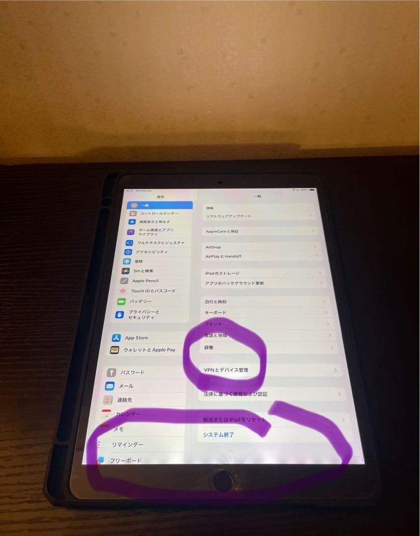 iPad Pro 10.5インチジャンク