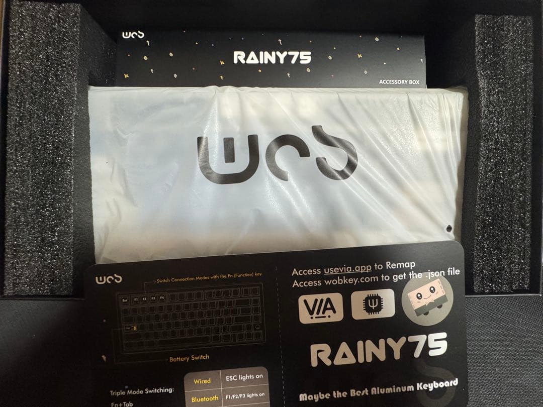 WOBKEY Rainy 75PROキーボード
