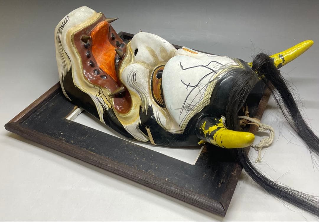 石見神楽面　石見神楽　石州和紙　魔除け　縁起物　家内安全　商売繁盛　s6103