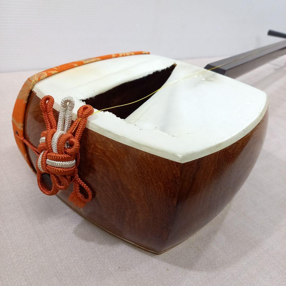 三味線 全長約98cm ハードケース付き 現状渡し