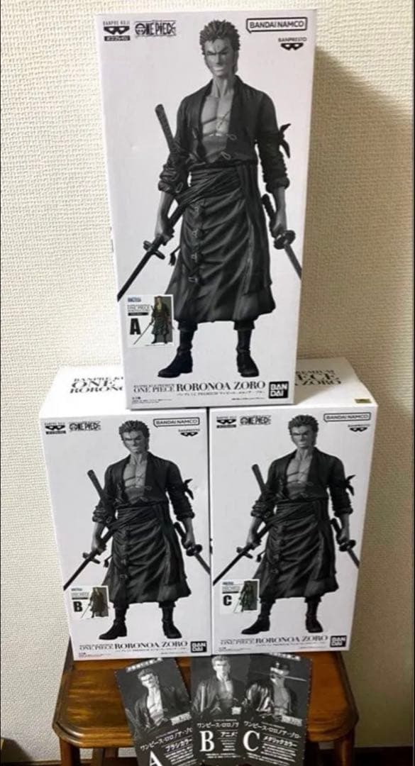 バンプレくじ PREMIUM ワンピース ロロノア・ゾロ A賞 B賞 C賞