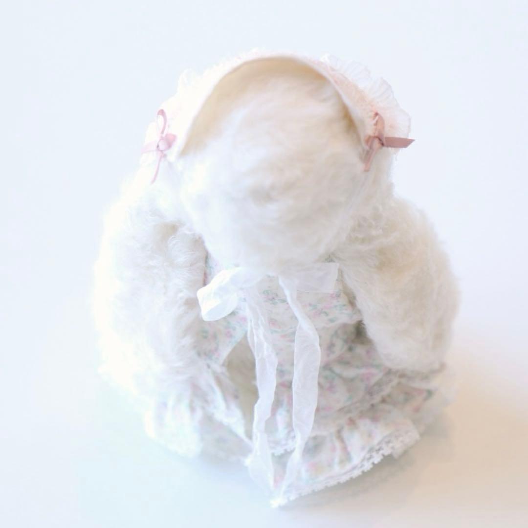 バニラ垂れ耳ちゃん アーティストベア 兎 ぬいぐるみ 海外作家様 ハンドメイド
