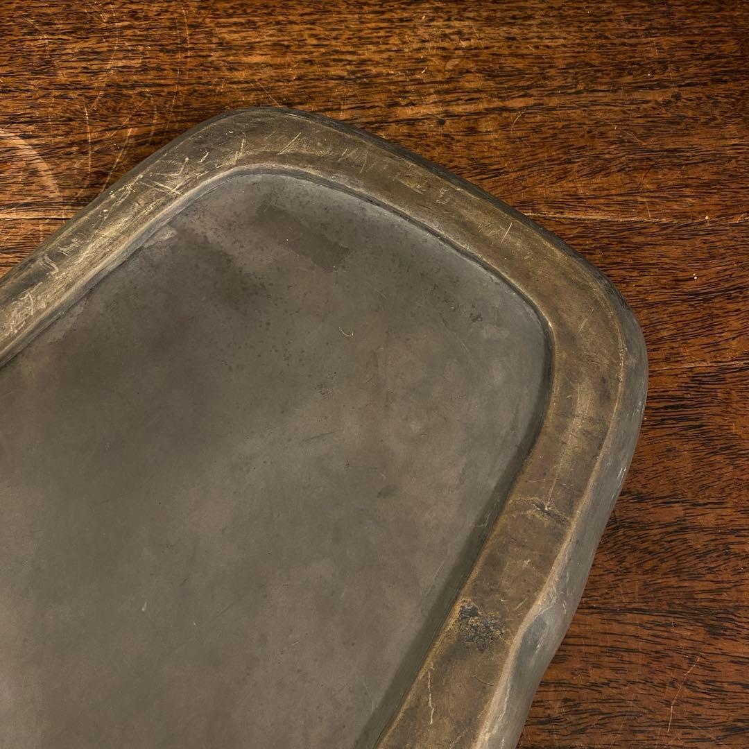 中国古美術　端渓彫龍文硯　文房四宝