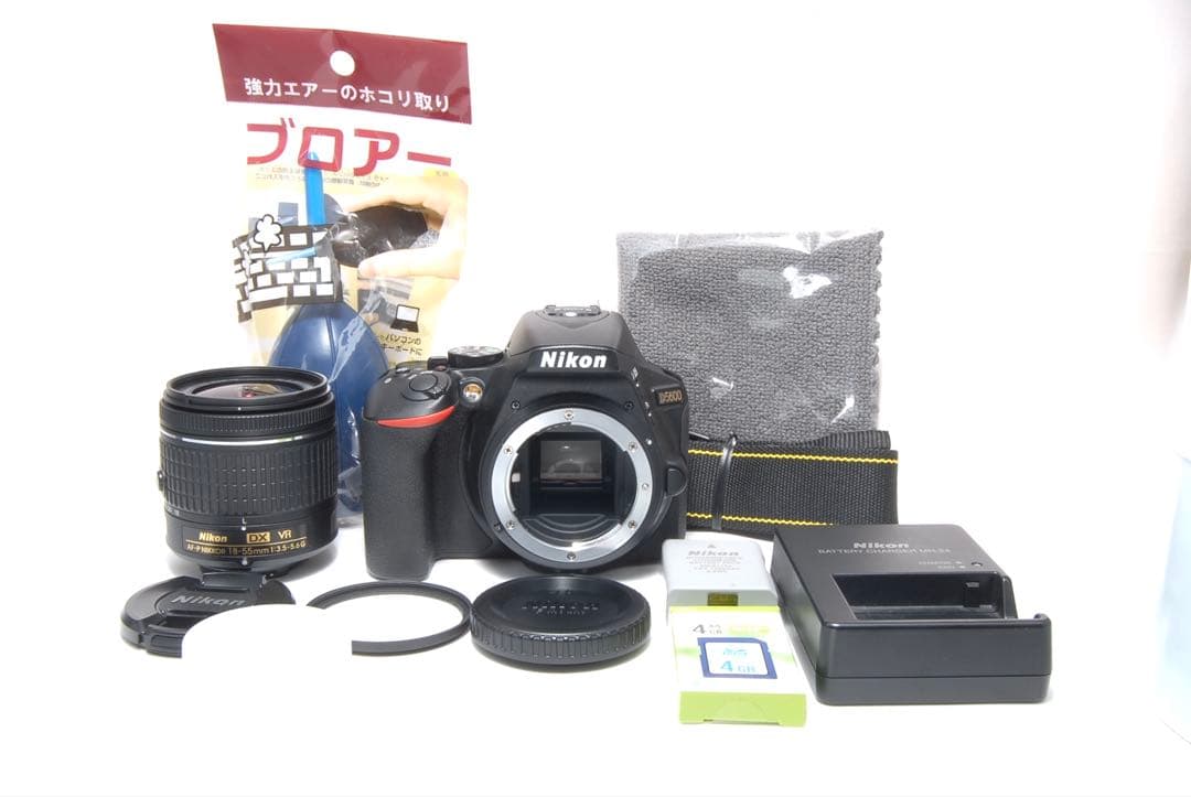 タッチ操作＆Wi-Fi✨Nikon D5600 レンズキット 一眼レフ入門に◎