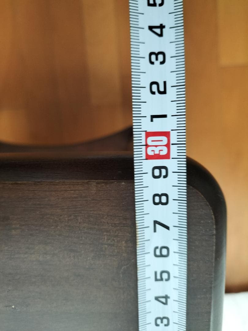 アンティーク調木製シェルフ2段式 　ダークブラウン