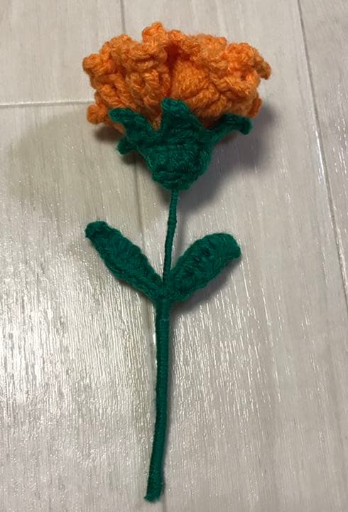 Forever カーネーション ニット フラワー 手編み 造花