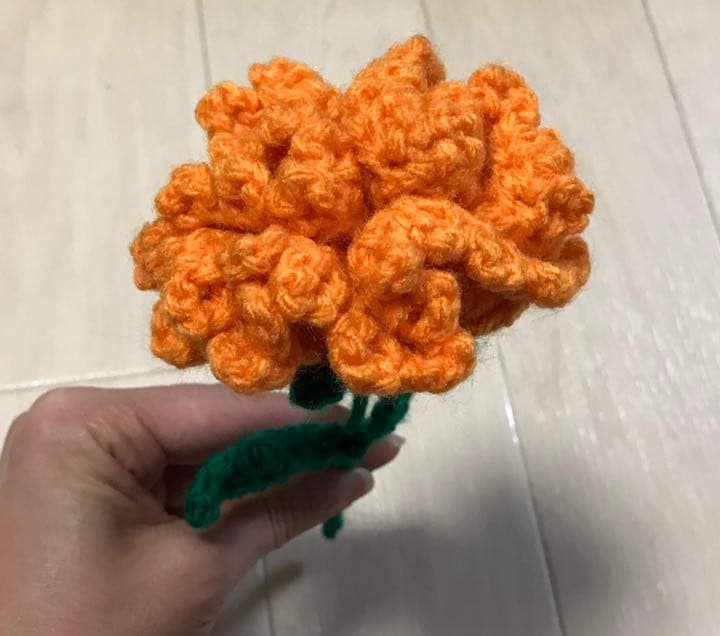 Forever カーネーション ニット フラワー 手編み 造花