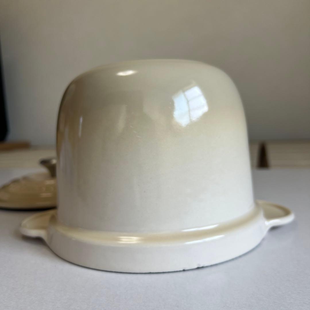 LE CREUSET ル・クルーゼココットエブリィ18cmクリーム色