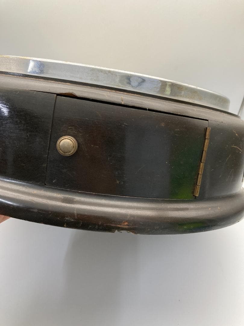 「2170」Meiji 掛時計 直径約40cm 日本製 木製 明治掛け時計