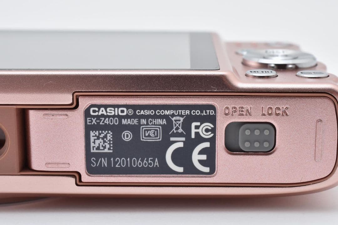 極上美品　CASIO EXILIM EX-Z400 デジカメ コンデジ ピンク