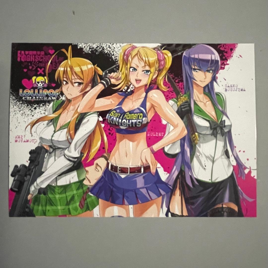学園黙示録 HIGHSCHOOL OF THE DEAD 特典イラストカード
