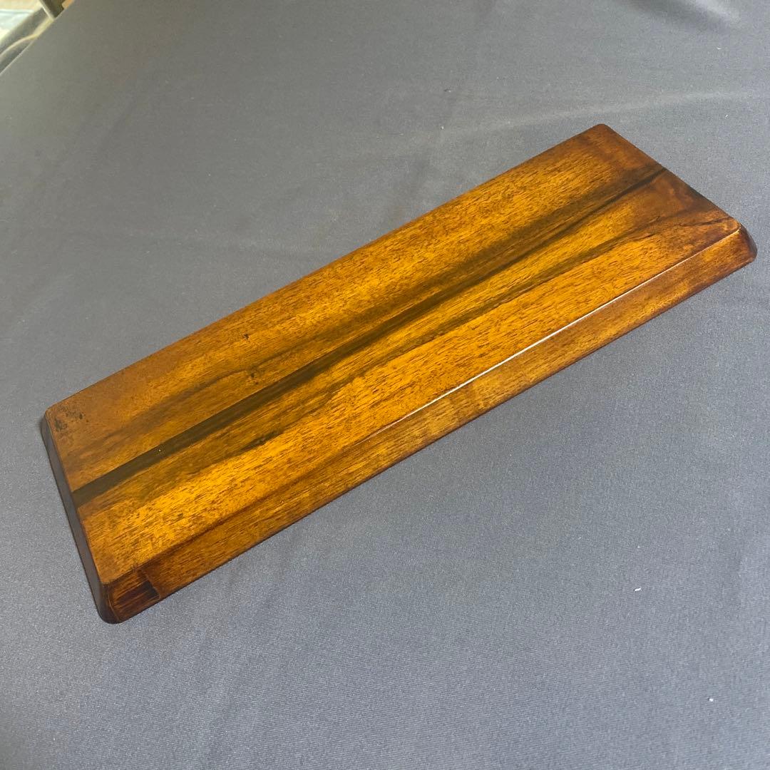 黒柿拭漆盆(くろがきふきうるしぼん) 370mm×132mm×19mm　№649