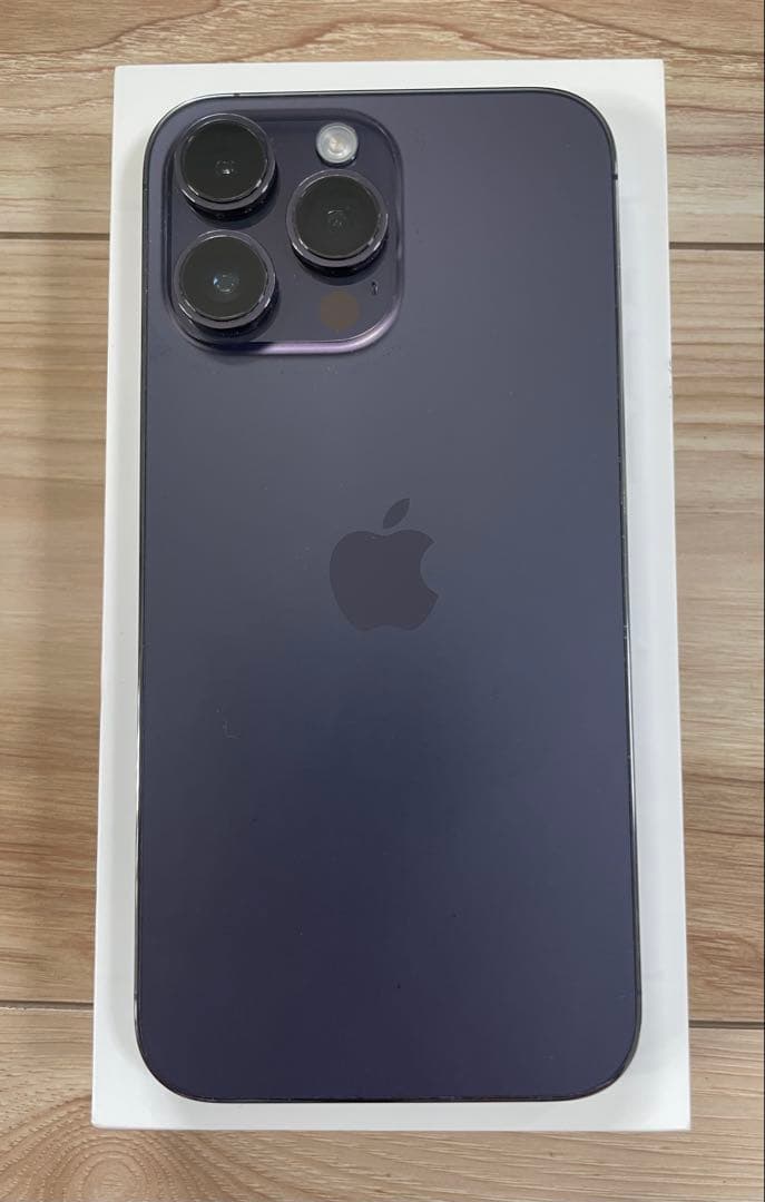 iPhone14 ProMax 256GB ディープパープル　保護フィルム付き