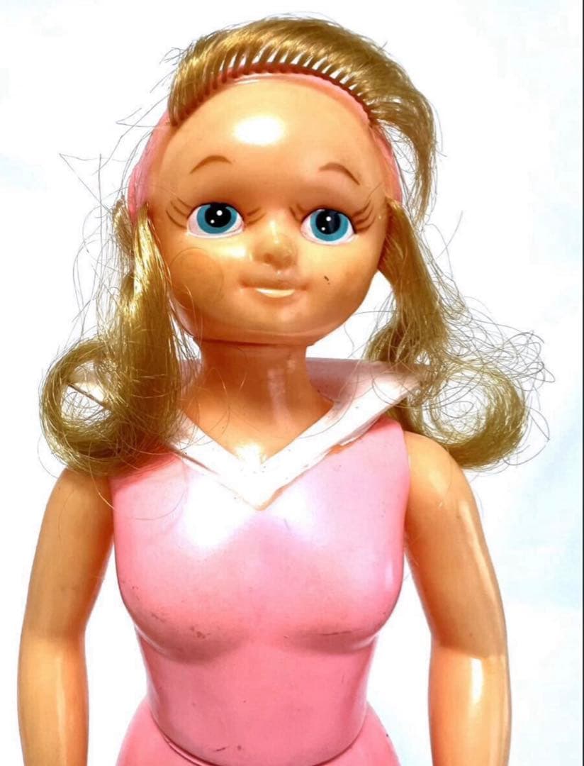 ブルマァク 新造人間 キャシャーン 上月ルナ ソフビ 植毛 肌色形成（旧バンダイ