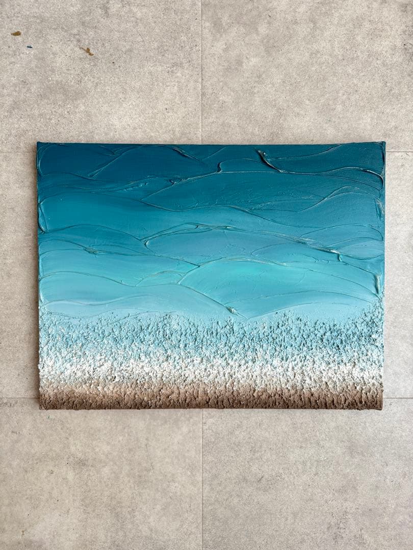 ぺい様アクリル画テクスチャーアートno.926抽象画キャンバスアートパネル