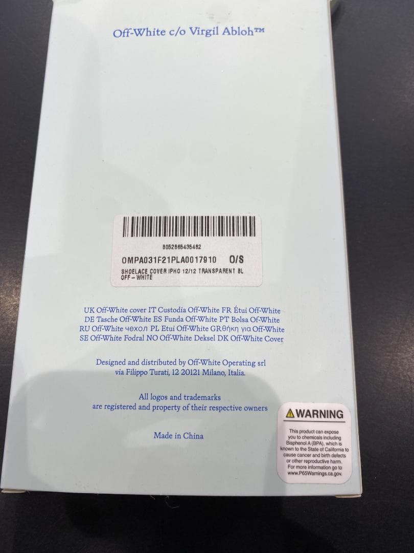 【新品未使用品】OFF-WHITE iPhone12 ケース
