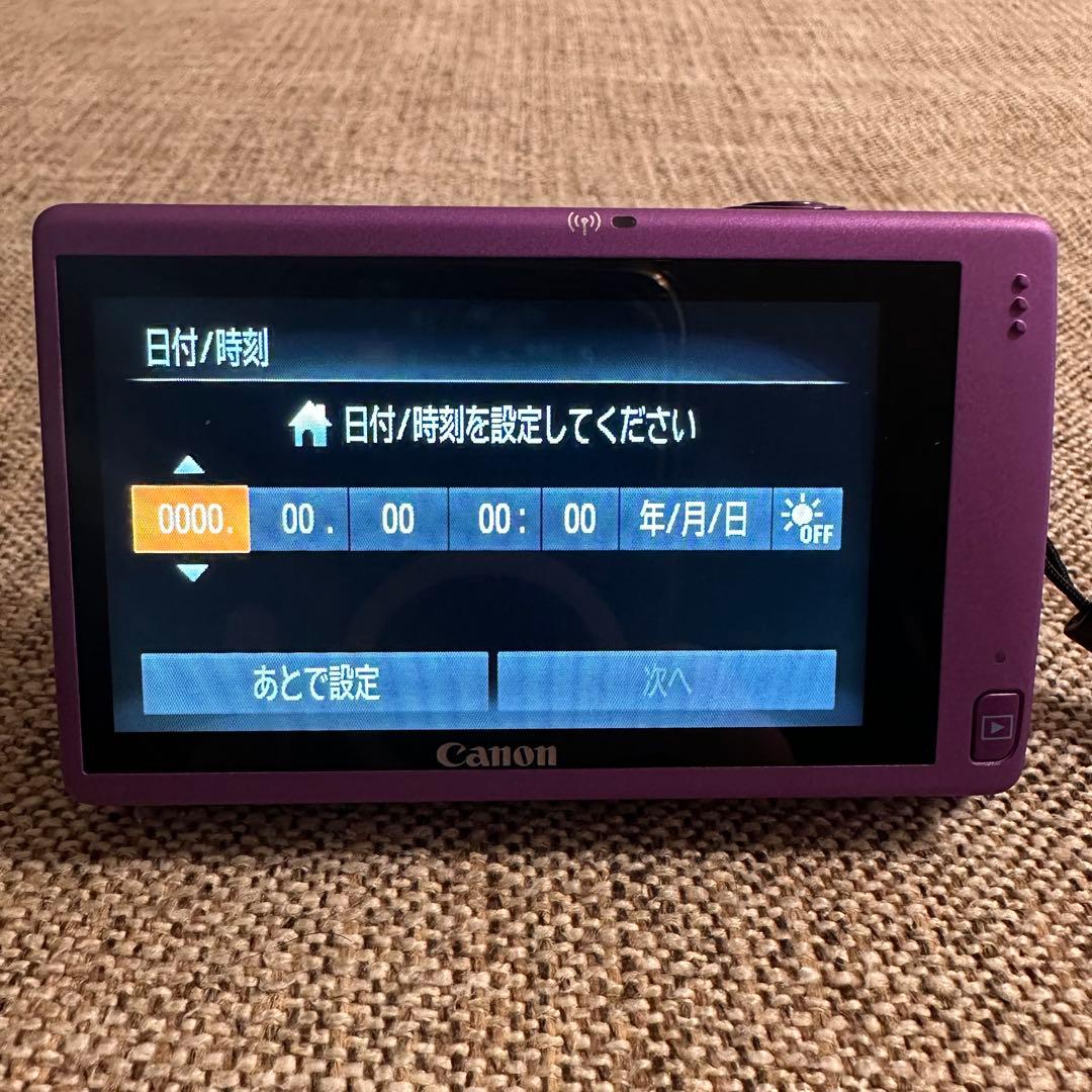 美品　Canon IXY 430F パープル コンパクトデジタルカメラ動作確認済