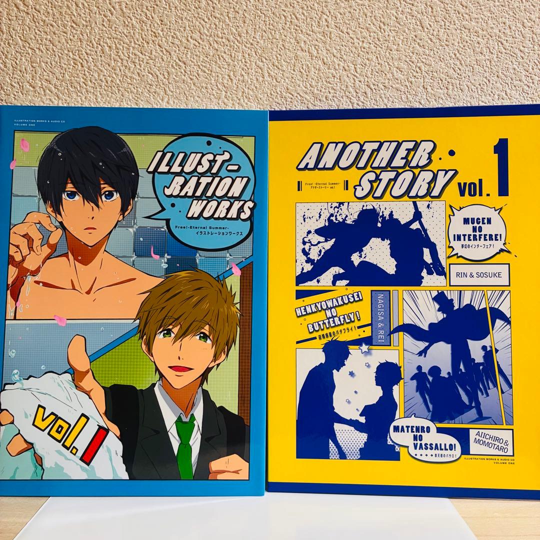 【8点】Free! 公式ファンブック ファイル イラストレーションワークス