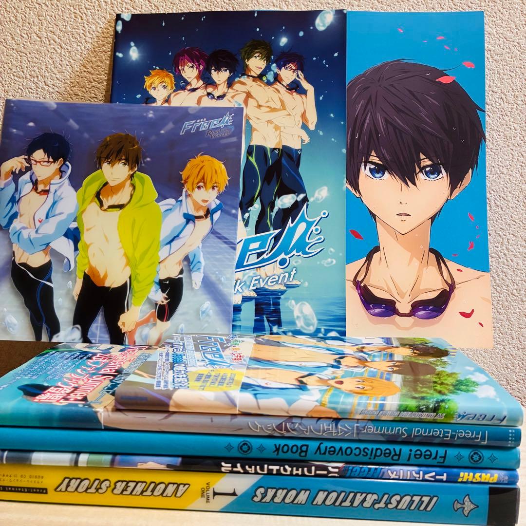 【8点】Free! 公式ファンブック ファイル イラストレーションワークス