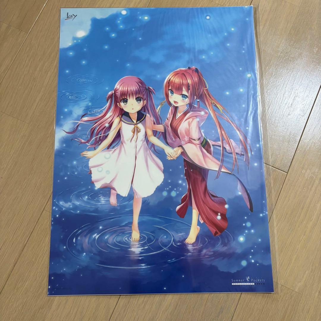 Summer Pocket key A3アクリルポスター コミケ セット