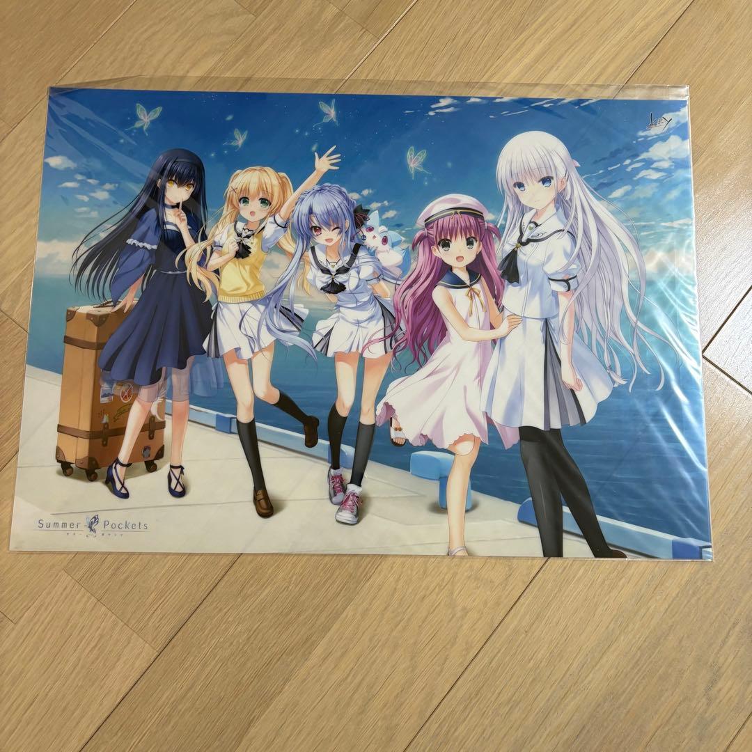 Summer Pocket key A3アクリルポスター コミケ セット