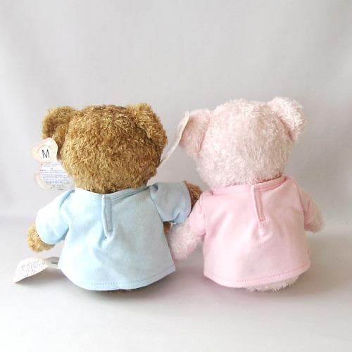 クッピーベア ぬいぐるみ モカブラウン＆ミルキーピンク Ｍサイズ Tシャツ