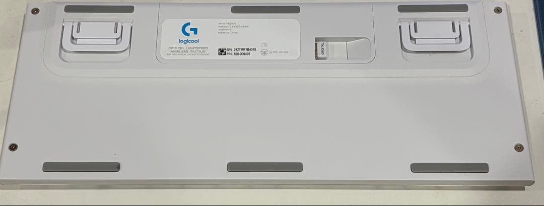〖動作確認済〗ロジクール G913 TKL RGBキーボード ホワイト 茶軸