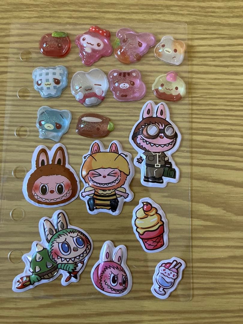 シール帳完成品　ボンボンドロップシール　ウォーターシール　おはじきシール