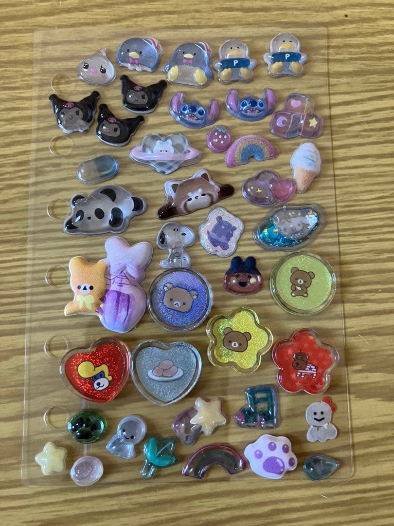 シール帳完成品　ボンボンドロップシール　ウォーターシール　おはじきシール