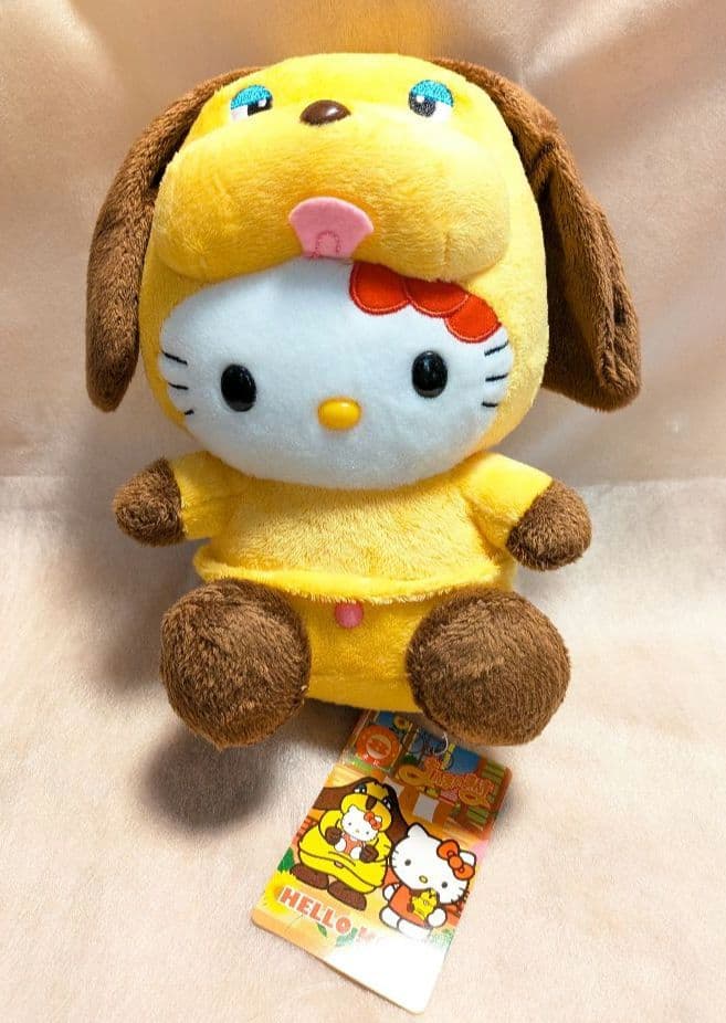 【稀少 タグ付 レア品】まんまのまんま ハローキティ ぬいぐるみ サンリオ