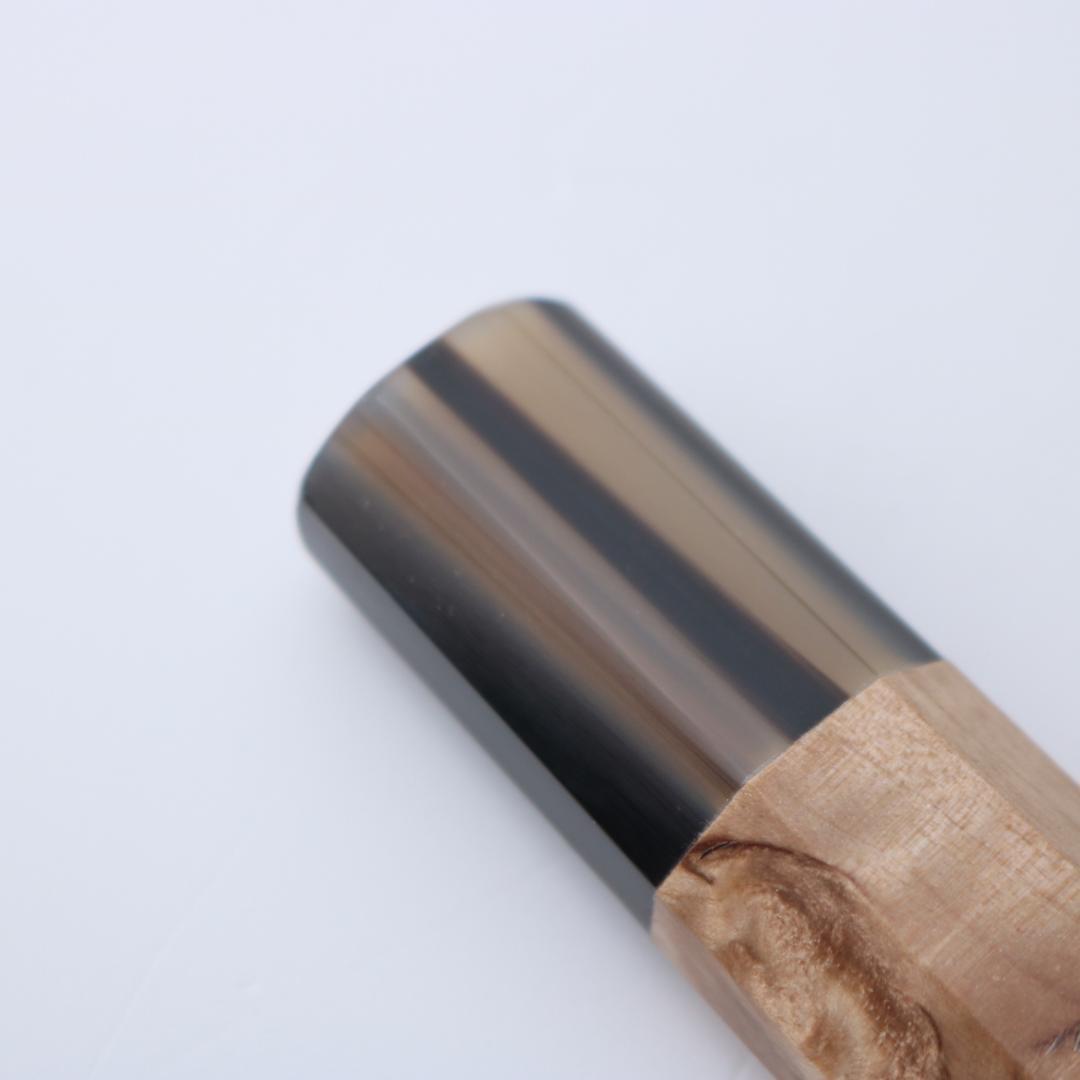 Stabilized Curly Birch 包丁の柄 牛刀 210mm用