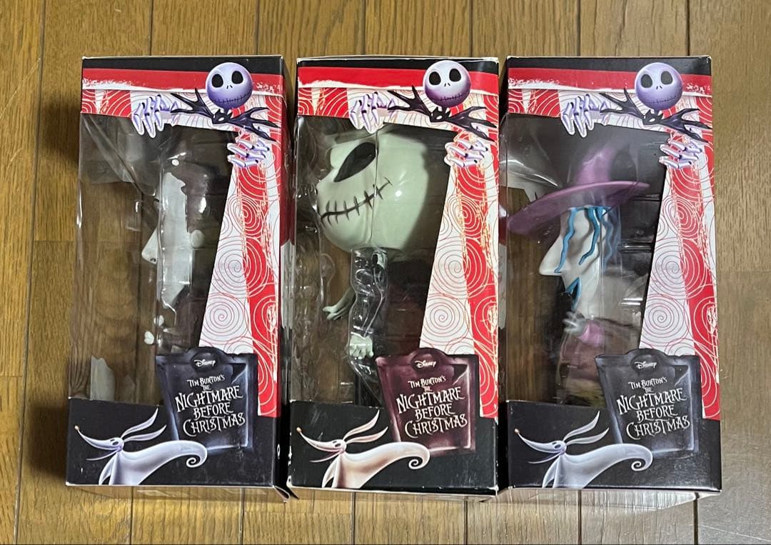 funko ナイトメア・ビフォア・クリスマス ボブルヘッド　ジャック他2体