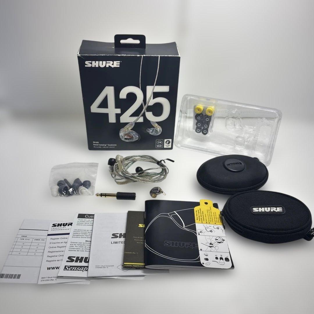 SHURE SE425 一部テープ補修あり