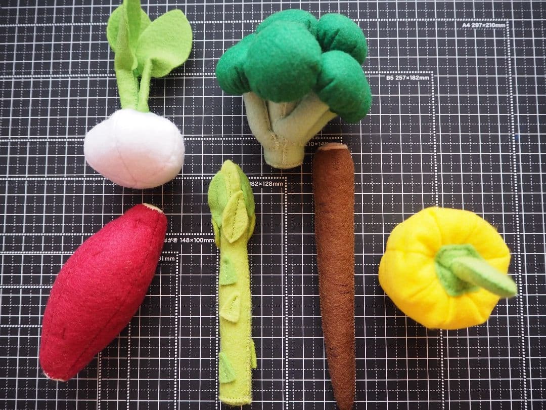 フェルトままごと 立体野菜