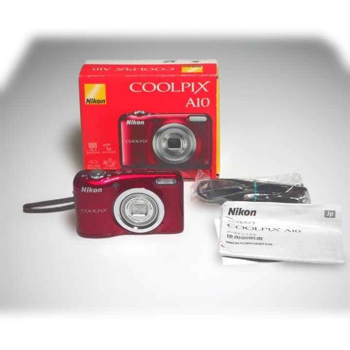 【美品】Nikon COOLPIX A10 レッド 本体