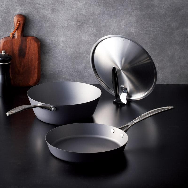 涅 IH対応窒化鉄いため鍋24cm