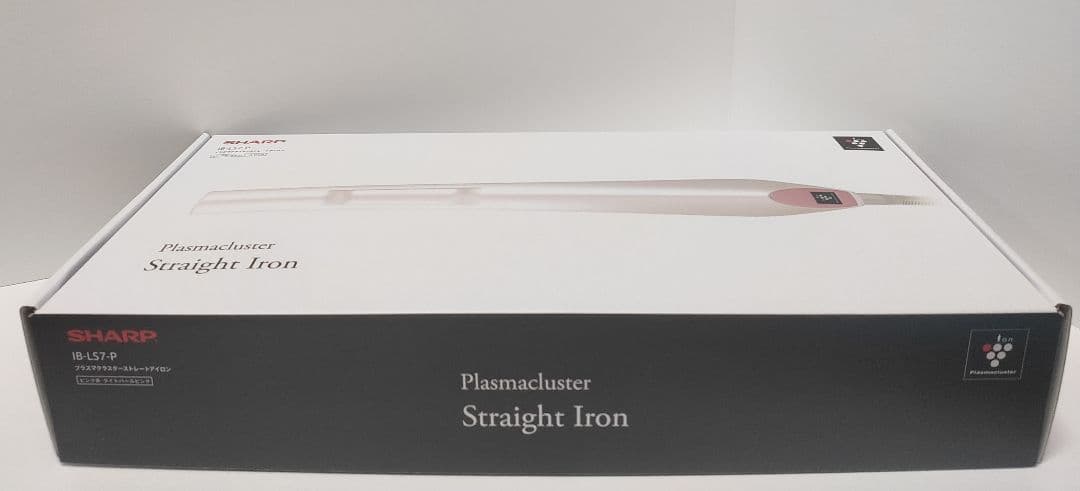 【翌日発送】【新品】SHARPプラズマクラスターヘアアイロン IB-LS7-P