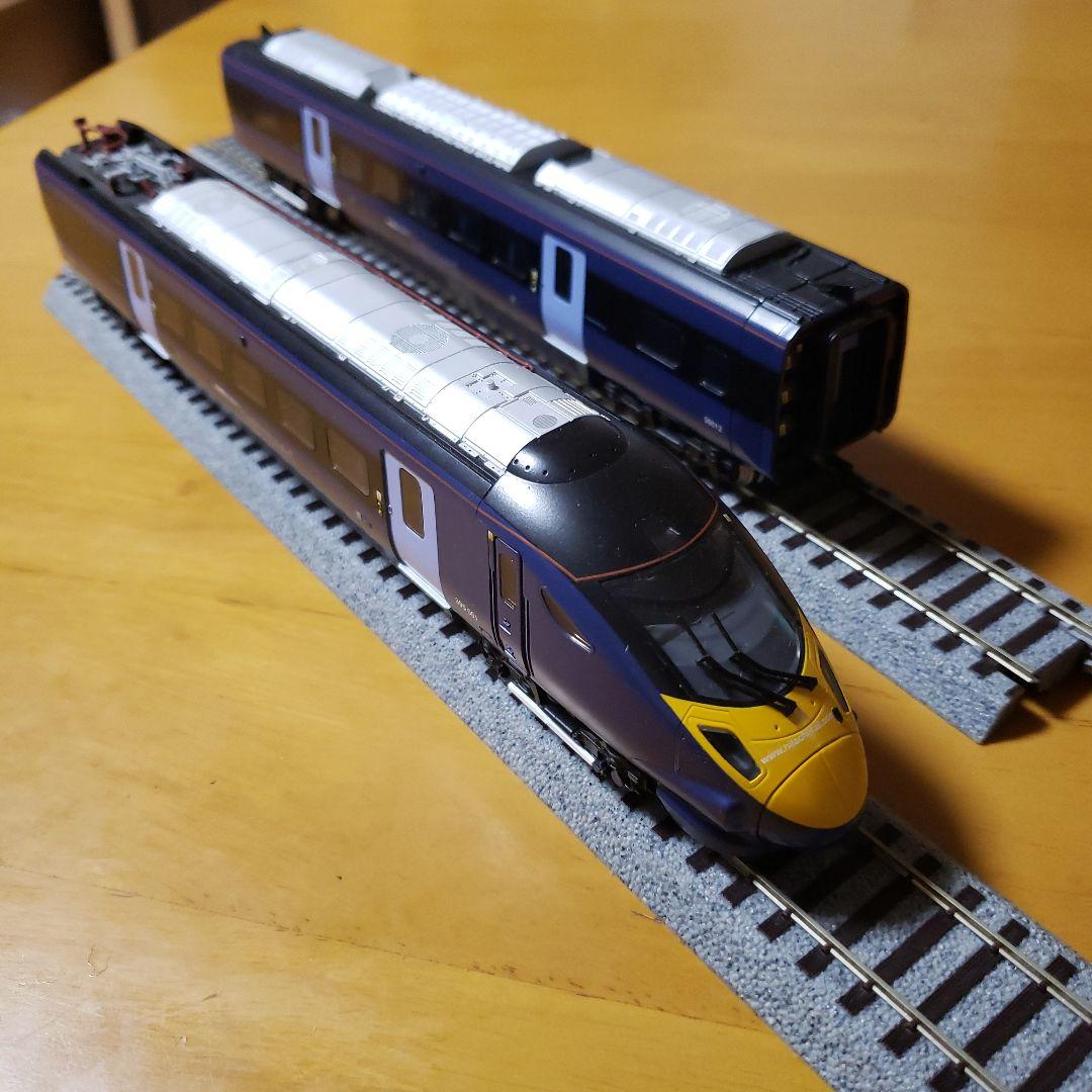 希少品HOゲージ 鉄道模型イギリス　高速鉄道ジャベリン395型　2両