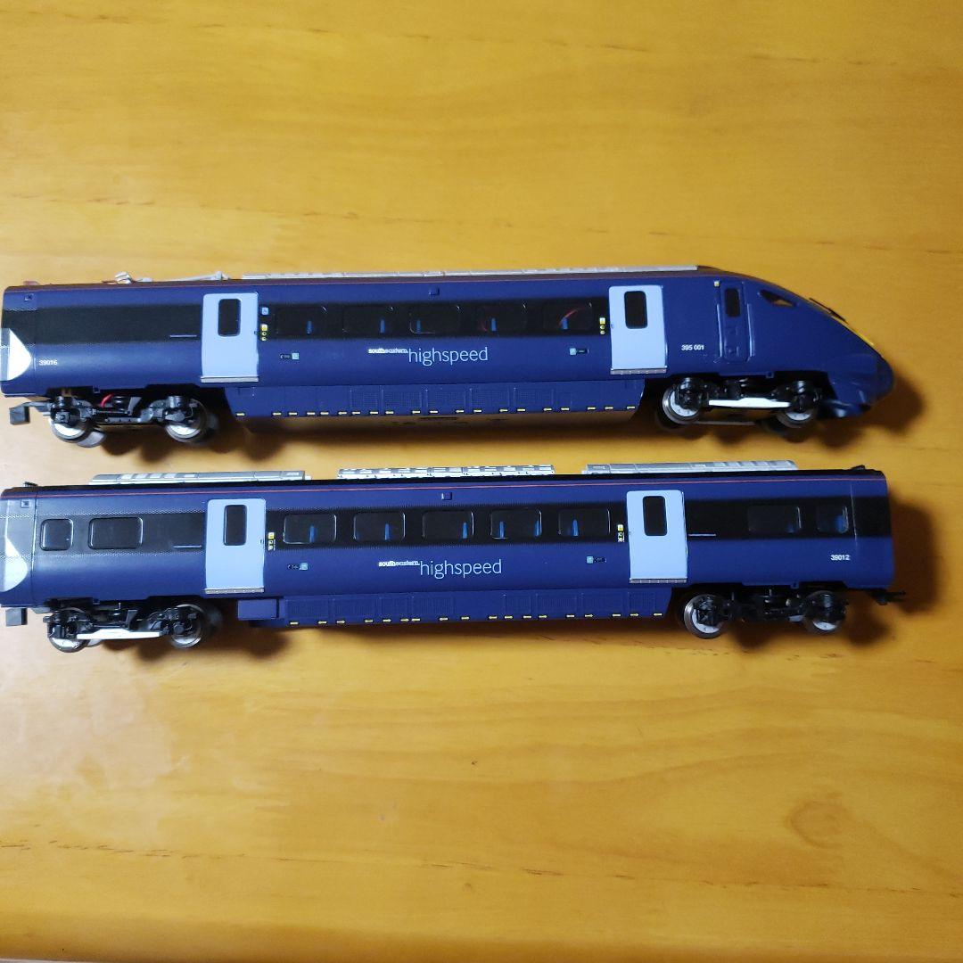 希少品HOゲージ 鉄道模型イギリス　高速鉄道ジャベリン395型　2両