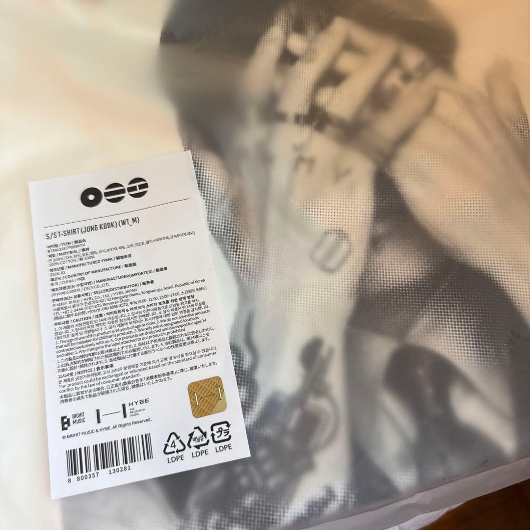 BTS ARIRANG 顔Tシャツ ジョングク Lサイズ