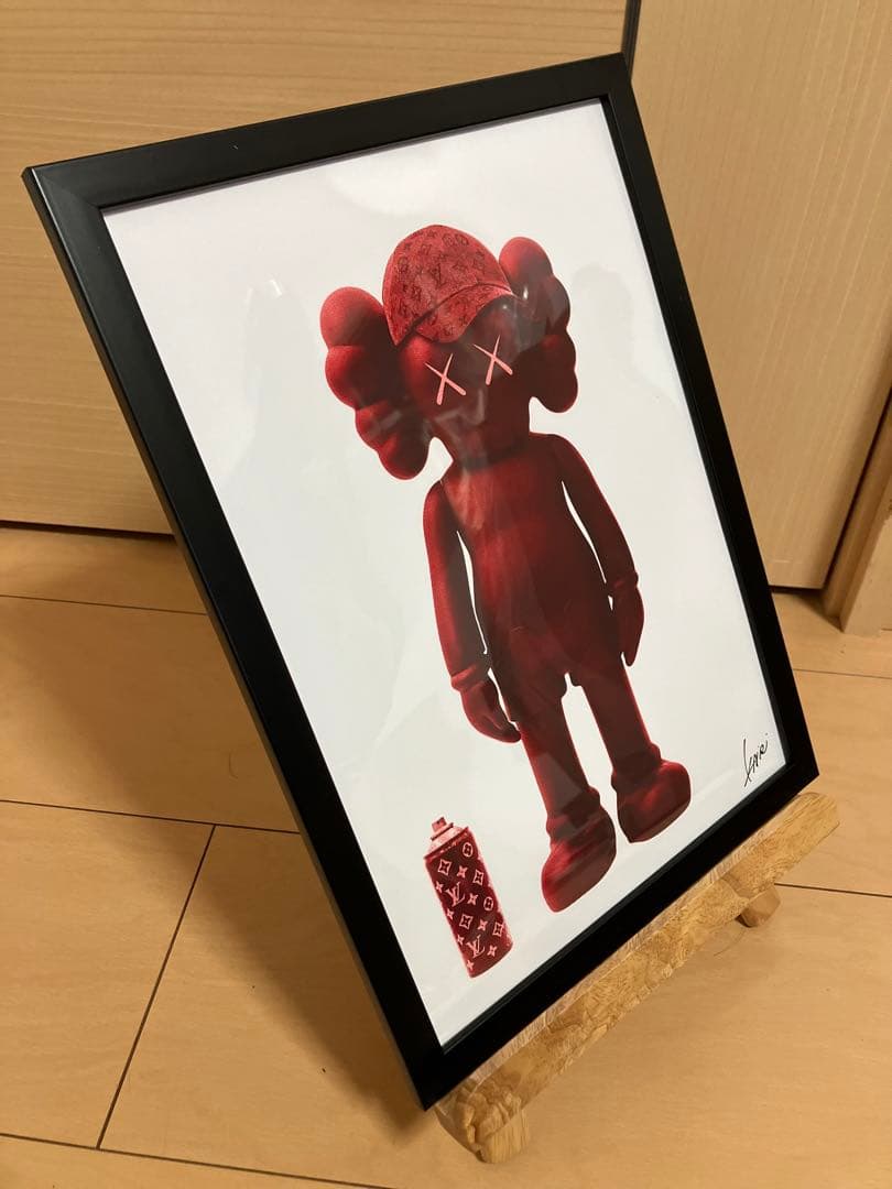 LOUIS VUITTON type☆A3SP額装済アートポスター#413カウズ