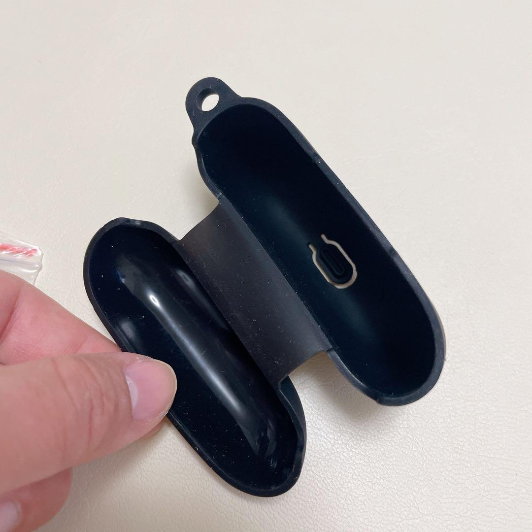 シリコン カバー 互換性HONOR Earbuds 3 Pro 対応 ブラック