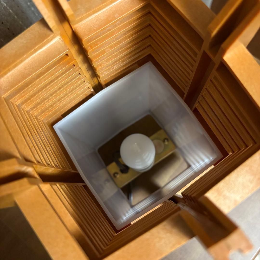 【昭和レトロ】日立製作所 白熱灯スタンド 日本のあかり 行燈