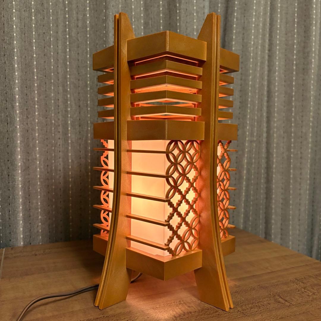 【昭和レトロ】日立製作所 白熱灯スタンド 日本のあかり 行燈