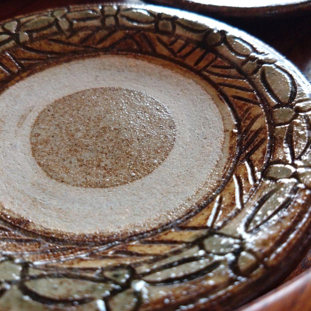 やちむん　サオラ　4寸皿 4枚セット