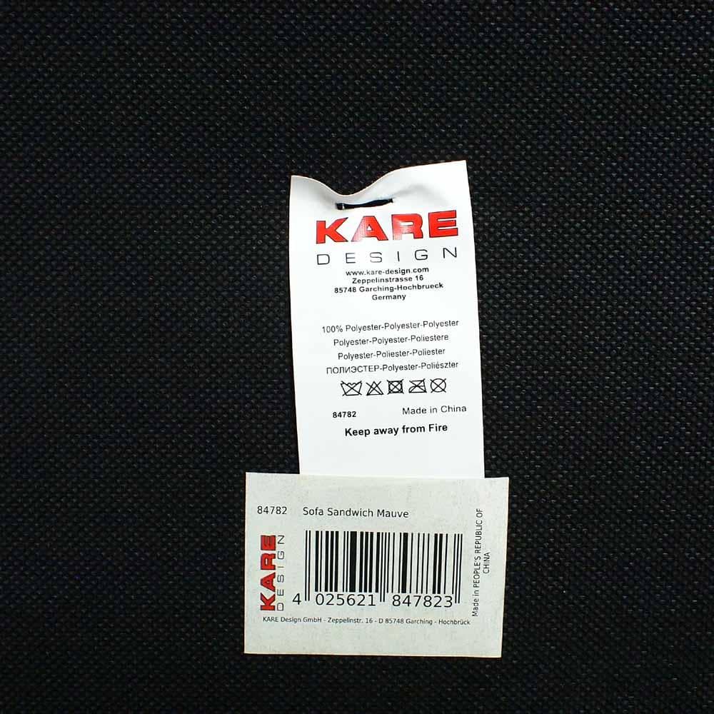KARE/カレ サンドウィッチ モーブ ソファ ZR24519